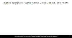 Desktop Screenshot of michelespanghero.com